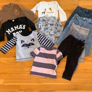 ￼ 11 piece bundle  of boys clothes, 18 months smoke free home